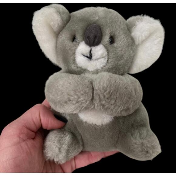 Dakin Koala Bear Plush 6" Vintage 1986 Mini Gray Stuffed Animal Korea Toy RARE - Picture 1 of 12